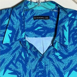 Manaola Aqua Ferns Pullover